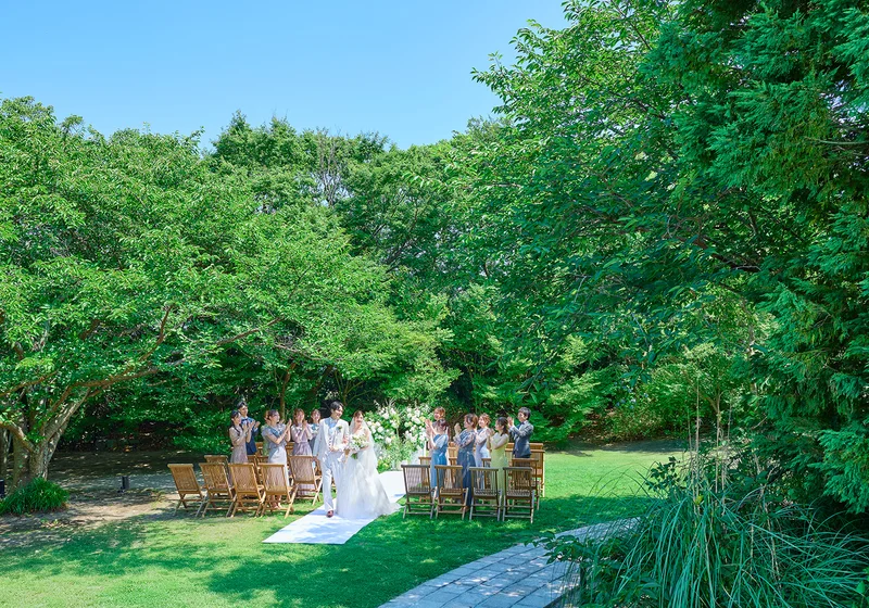 Garden ceremony space