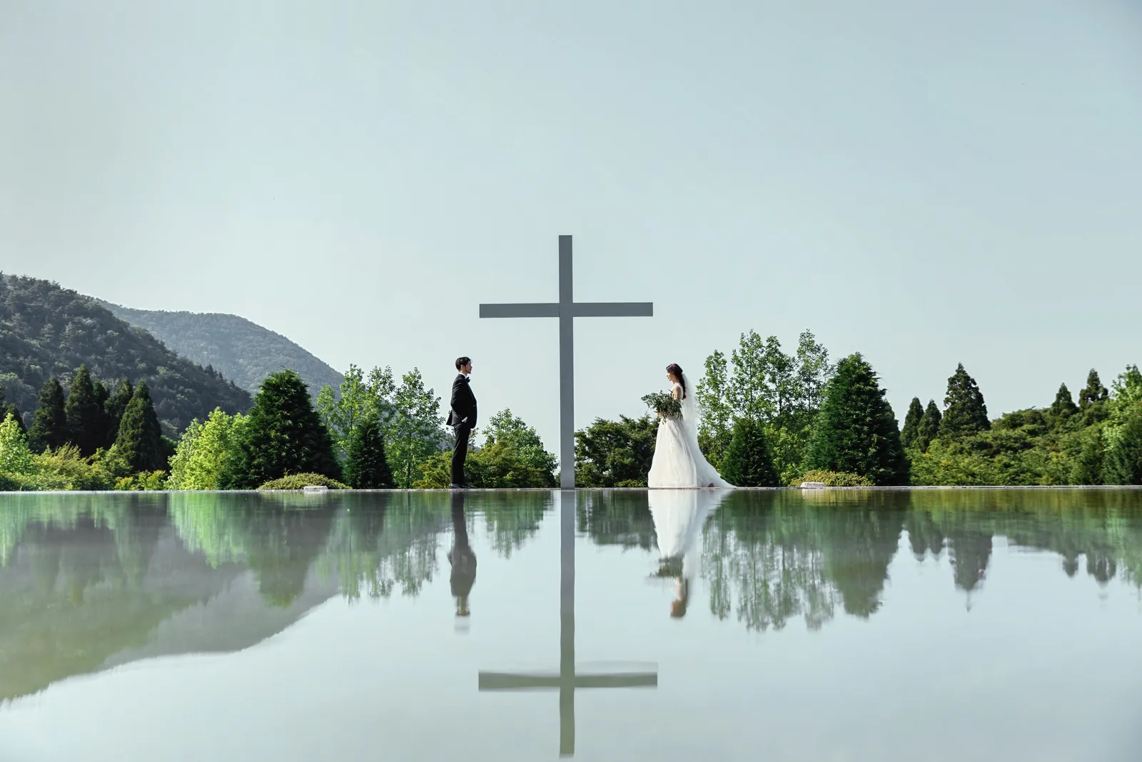 Chapel over water